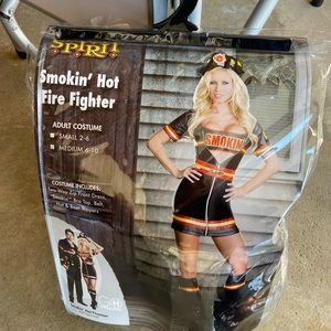 Size Medium Fire fighter Halloween costume.